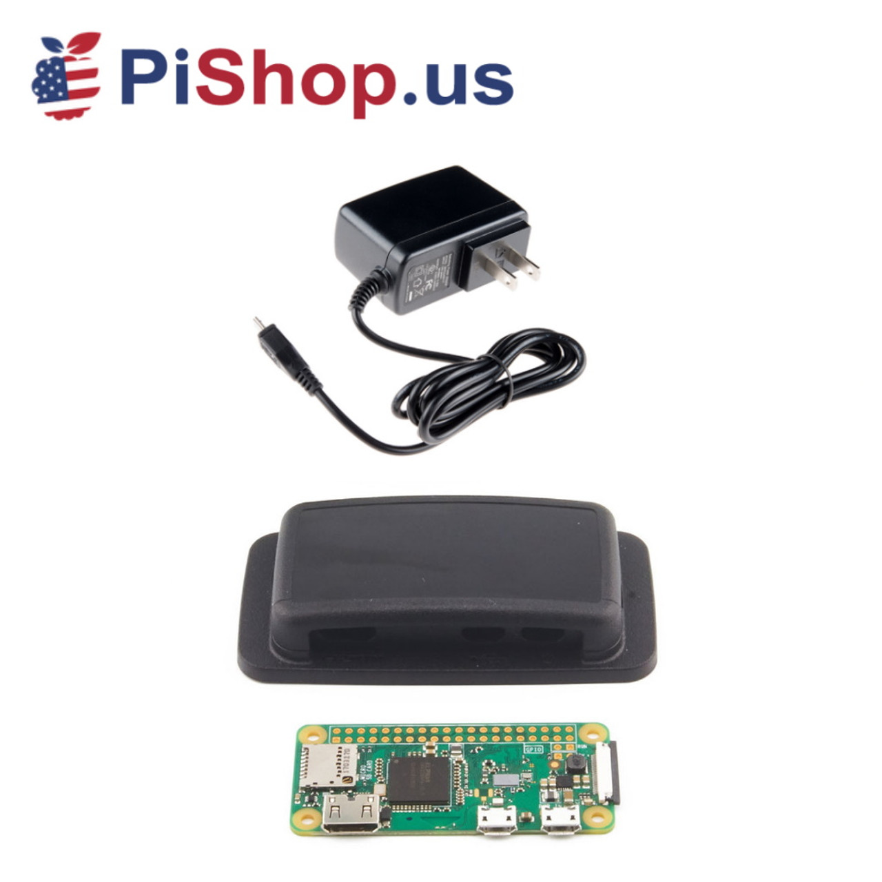 Raspberry Pi Zero W Basic Kit - PiShop.us