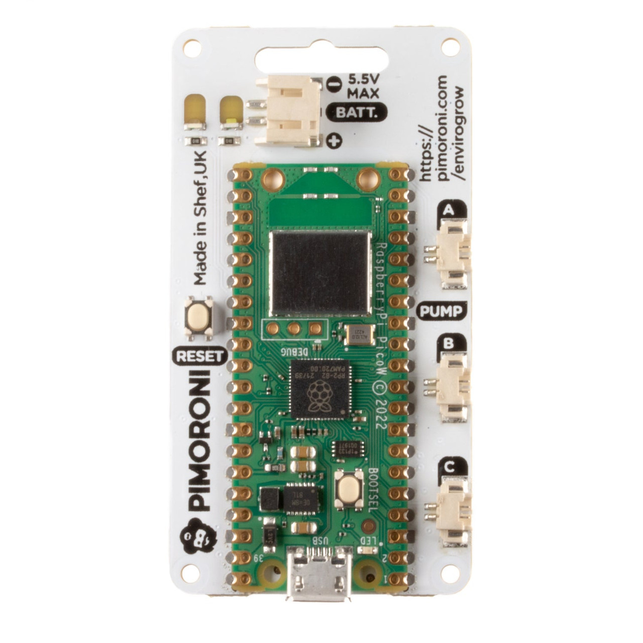 拡張カード Pico Enviro+Pack PIM635 拡張カード Pico Enviro+Pack PIM635 Pico Enviro+ Pack - RobotShop