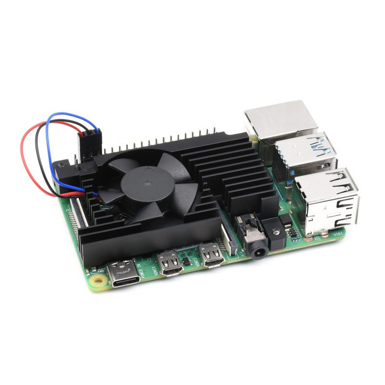 Dedicated All-In-One Aluminum Cooler for Raspberry Pi 4B
