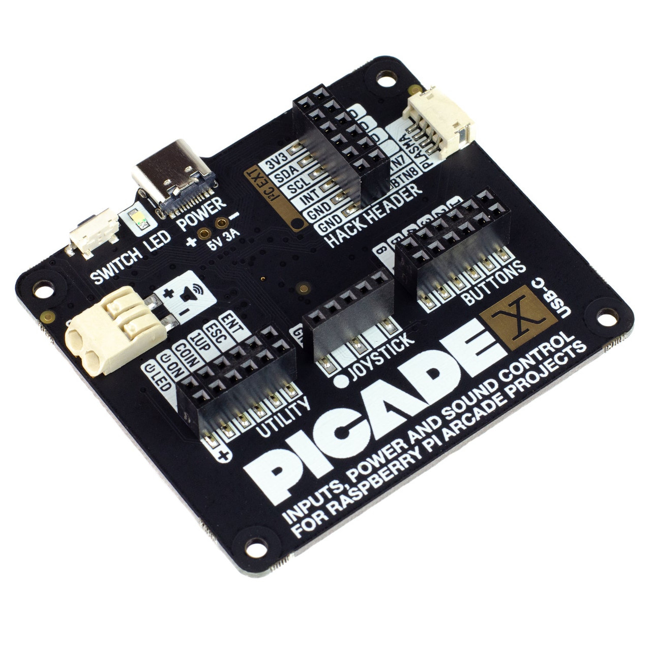 Pimoroni Picade X HAT USB-C for Raspberry Pi - Thumbnail 2