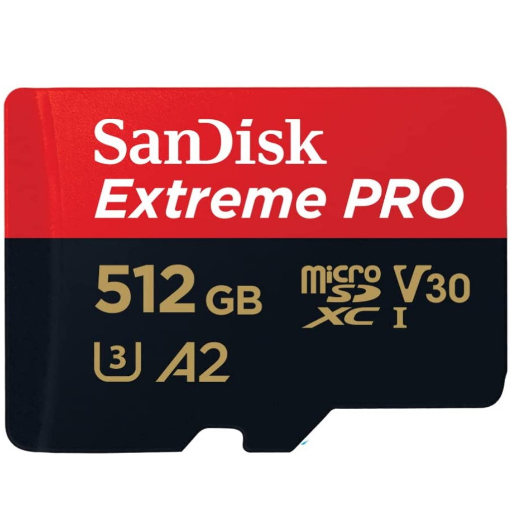 SandDisk Extreme Pro MicroSDXC Card - 512GB - Class 10 - BLANK
