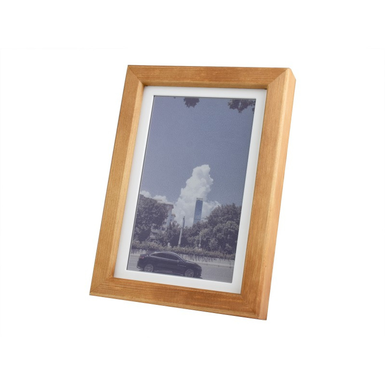 7.3inch ACeP 7-Color E-Paper with Solid Wood Photo Frame, Ultra