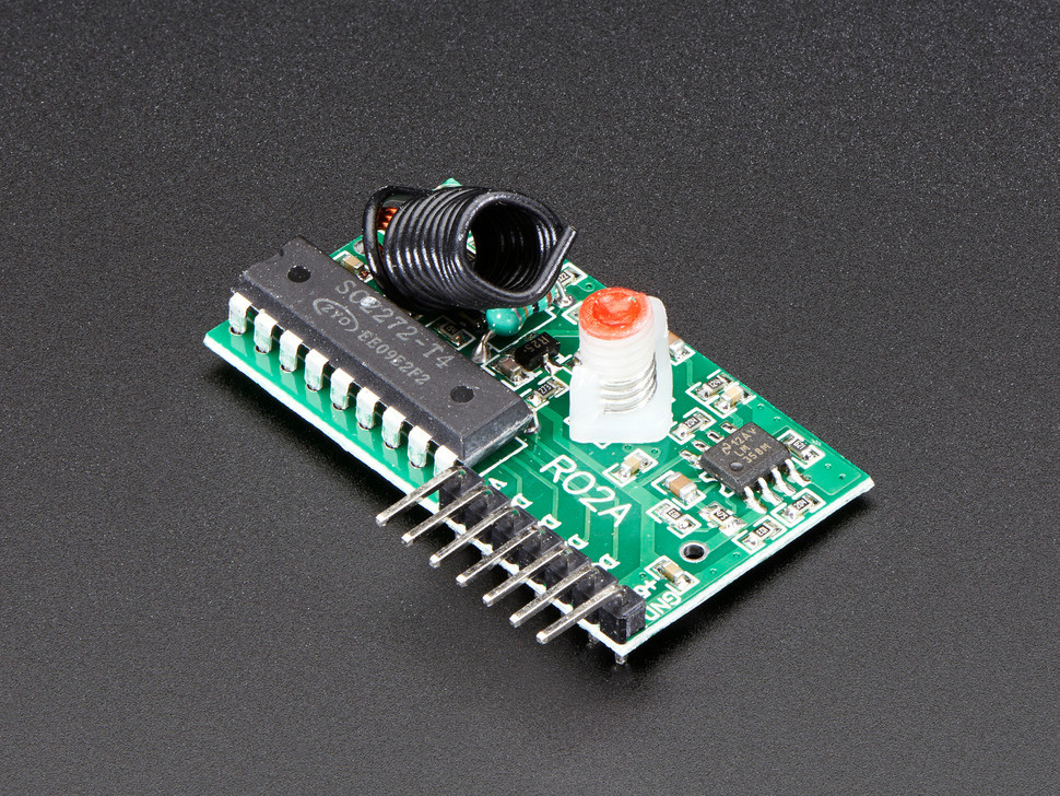 Simple RF T4 Receiver - 315MHz Toggle Type - PiShop.us