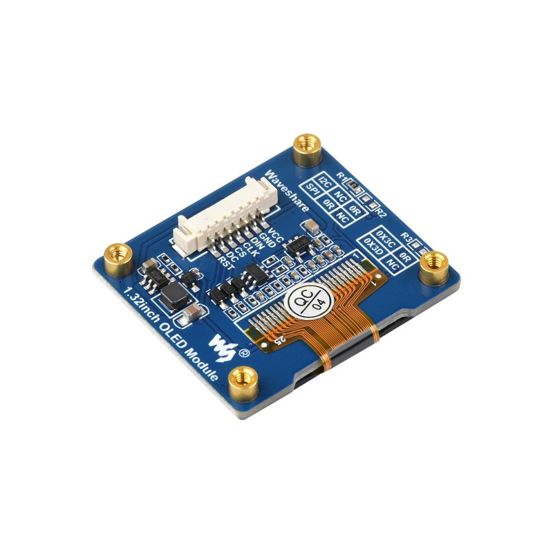 El10256 Display Module 1.32inch OLED Display Module, 128x96, SPI / I2C - PiShop.us