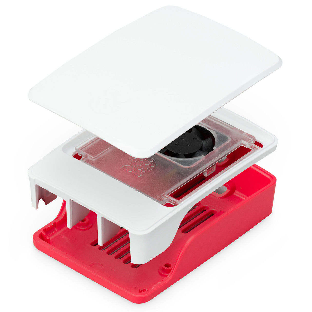 Raspberry Pi Case for Raspberry Pi 5, Red/White - SC0229 | PiShop