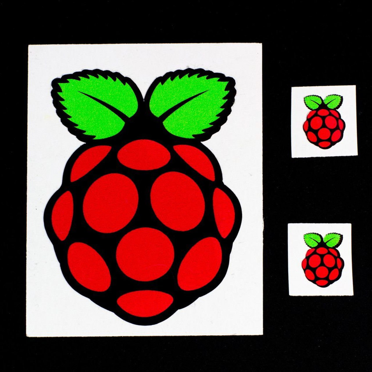 Raspberry Pi logo stickers (Small - set of 10 )