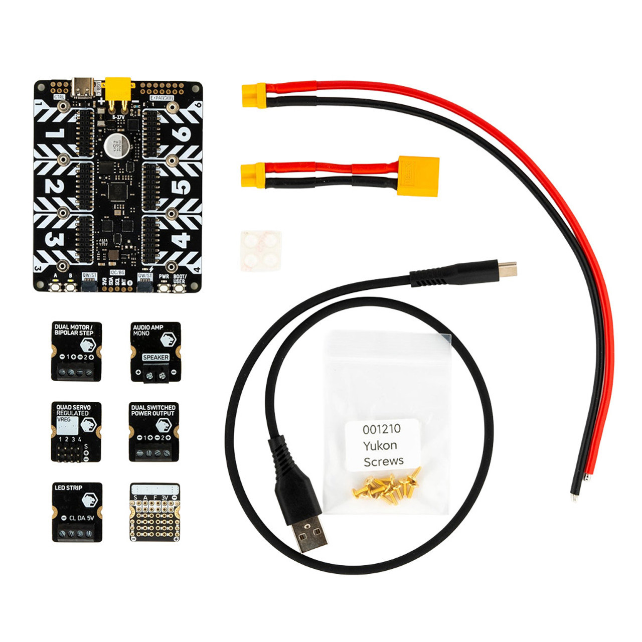 Pimoroni Yukon 高功率模組化機器人平台套件(RP2040,含6組模組)