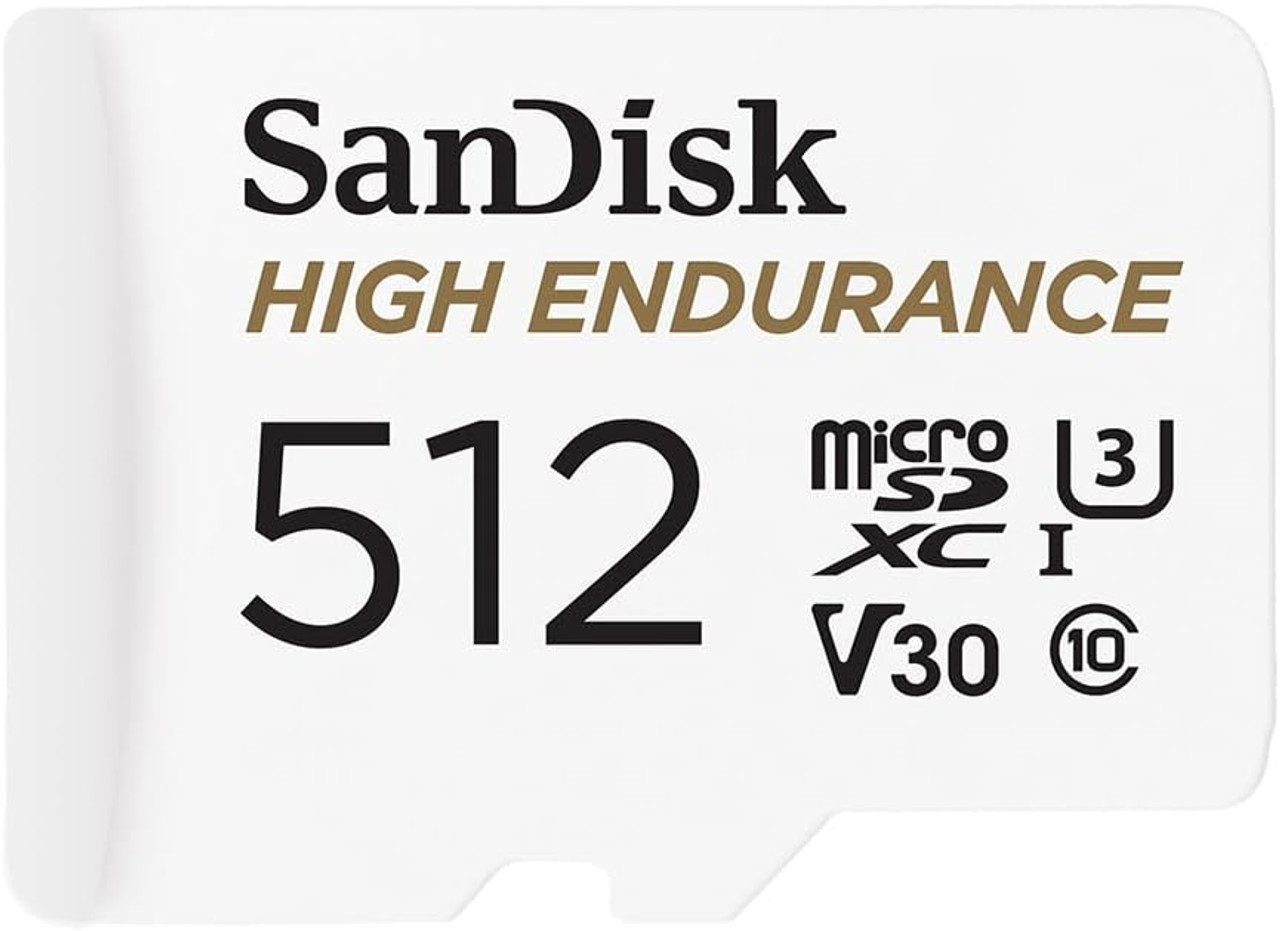 SanDisk 512GB High Endurance MicroSDXC Card - BLANK - PiShop.us