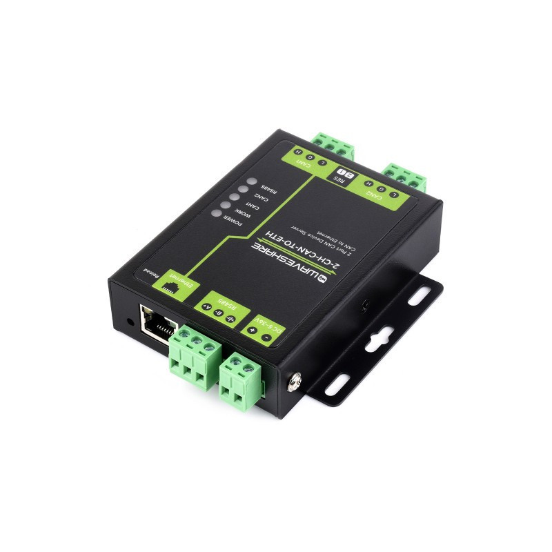 TCP CAN Gateway UIROBOT Ethernet TCP To CAN Bus Gateway Converter - 12-48V  DC, 3000V Isolation, Aluminum Case (UIM2523) For Industrial Control Mini Dsp