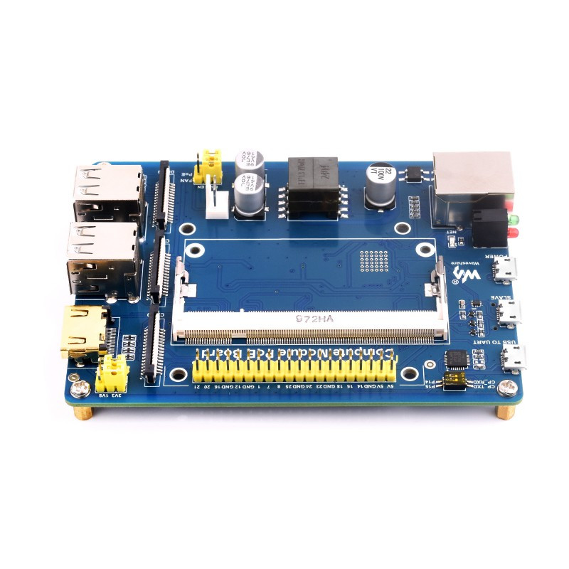 Waveshare 16664 - Compute Module PoE Board - For Raspberry Pi CM3