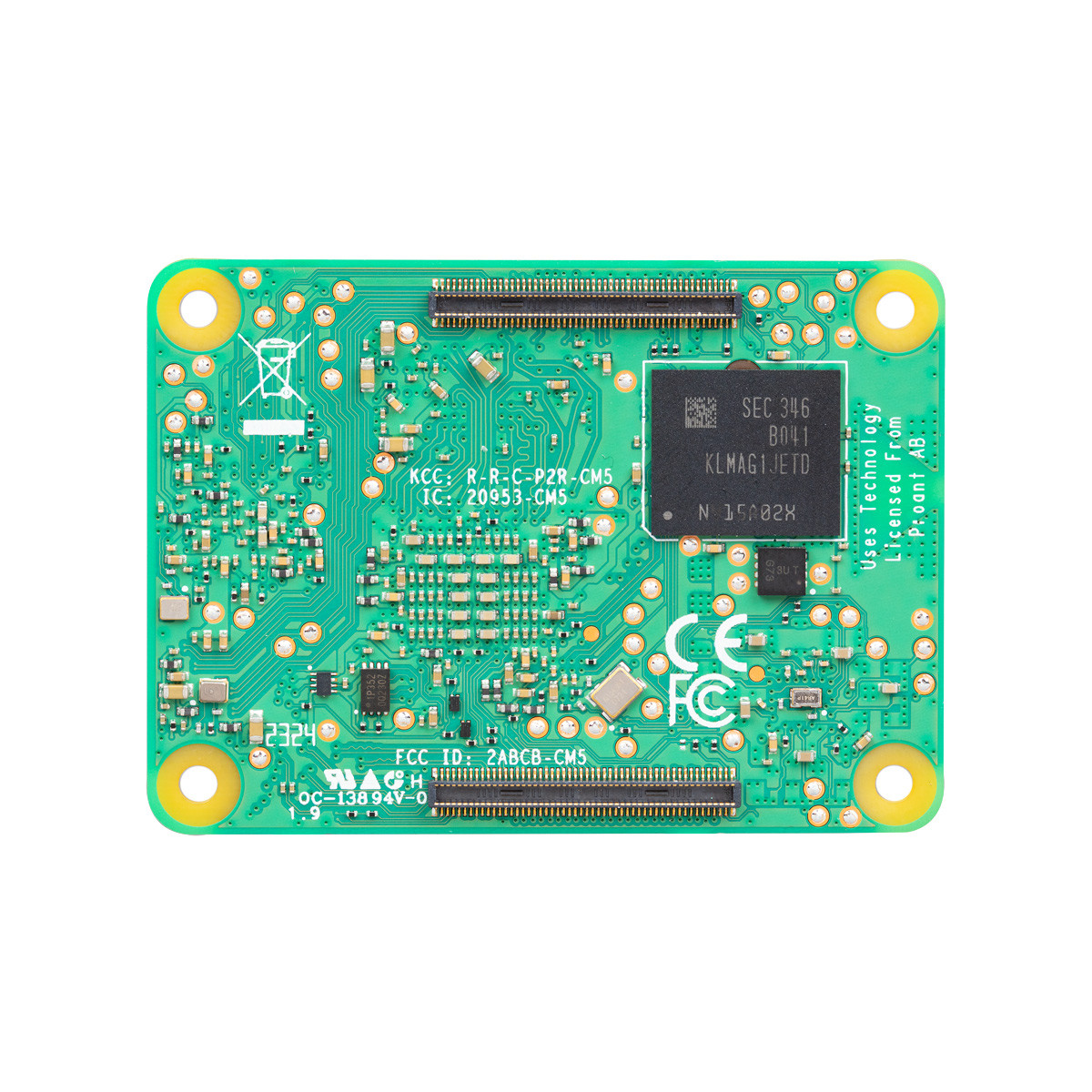 Raspberry Pi Compute Module 5, 2GB RAM, 64GB eMMC - CM5002064