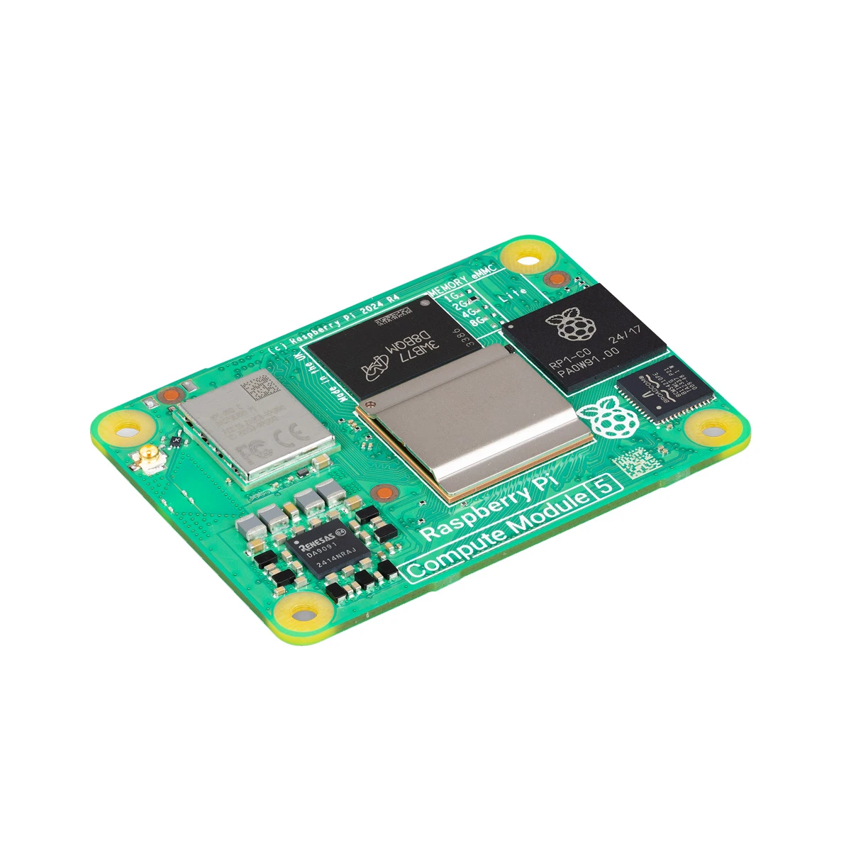 Raspberry Pi SC1562 - CM5004000 - 2GB RAM, Lite | PiShop US