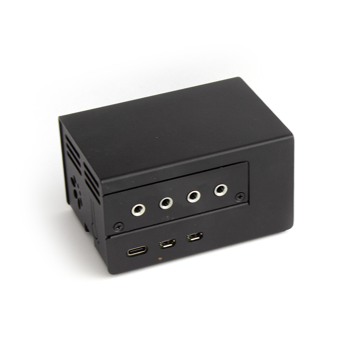 DAC8X Backplate for Pi 5 HifiBerry Steel case - Black - PiShop.us