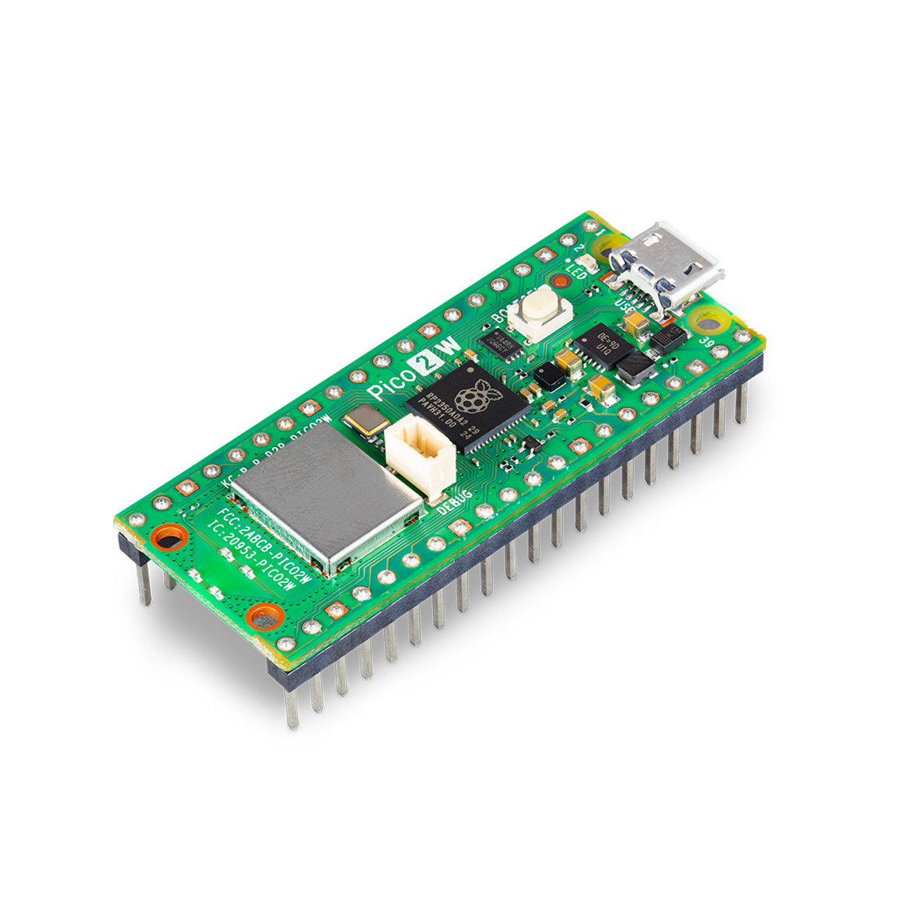 Piyoページ Raspberry Pi Pico 2 with Headers - SC1634 | PiShop US