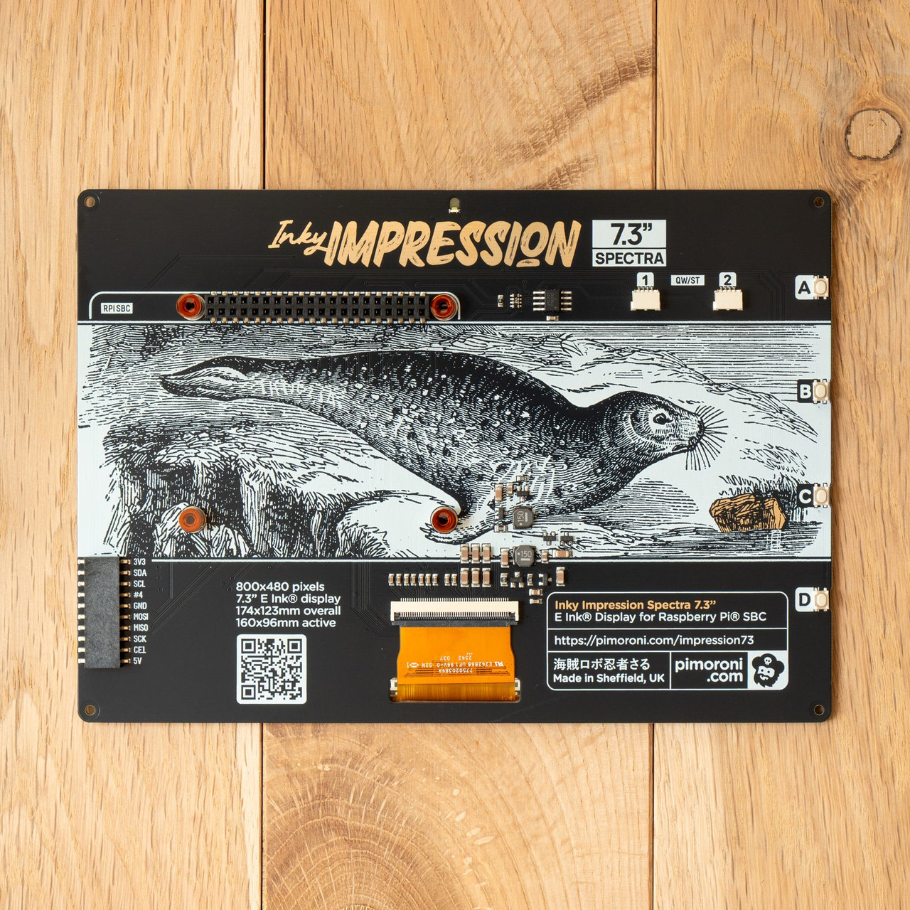 Pimoroni Inky Impression 7.3”, 2025 Edition | PIM773