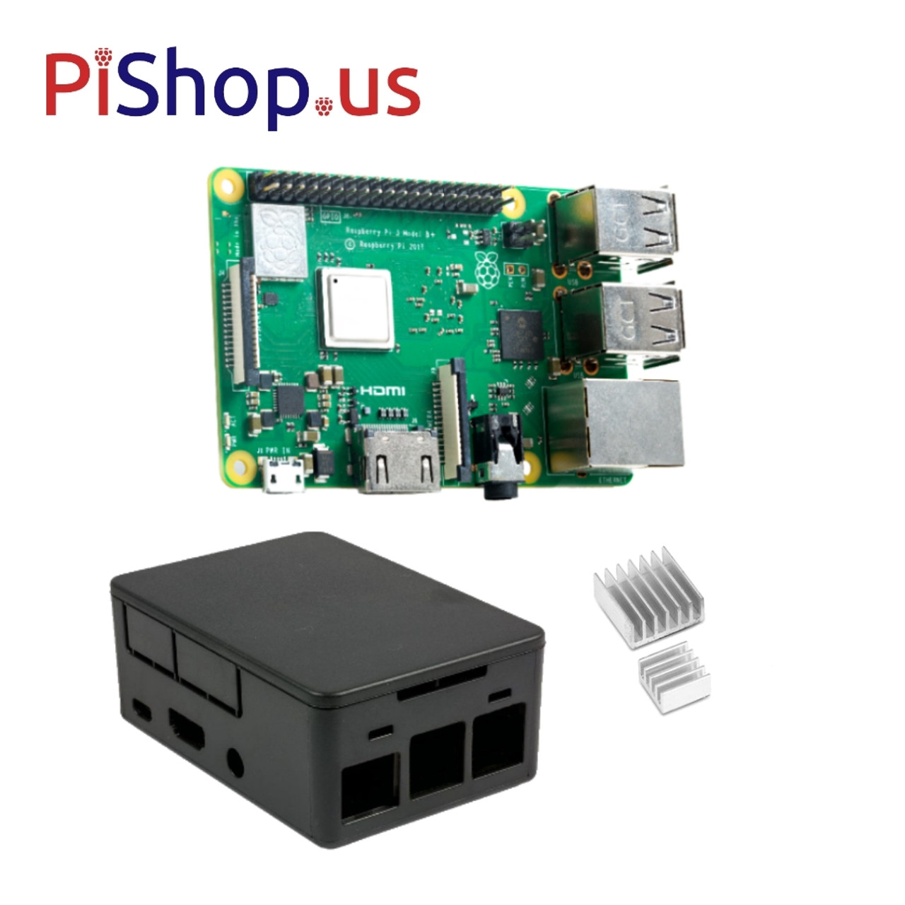 Raspberry Pi 3 modèle B +, Original Pi3 B Plus Pi 3B avec WiFi et Bluetooth