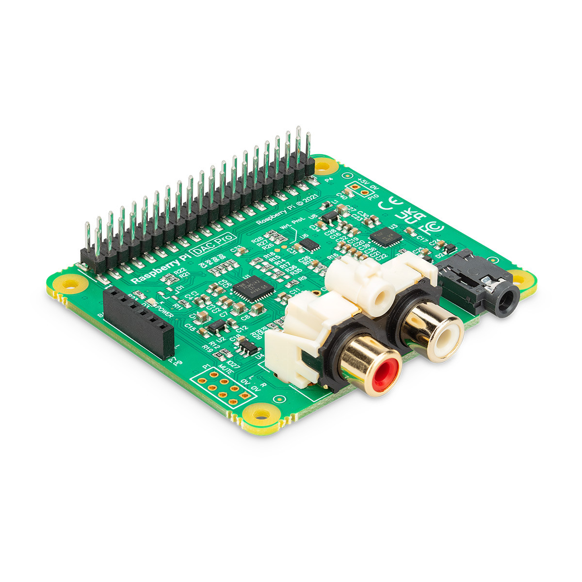 Raspberry Pi DAC Pro, Green PCB | SC2077