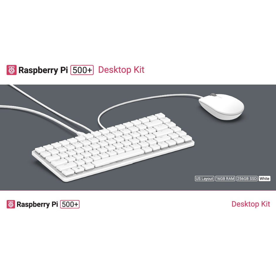 Raspberry Pi 500+ Desktop Kit | SC2093