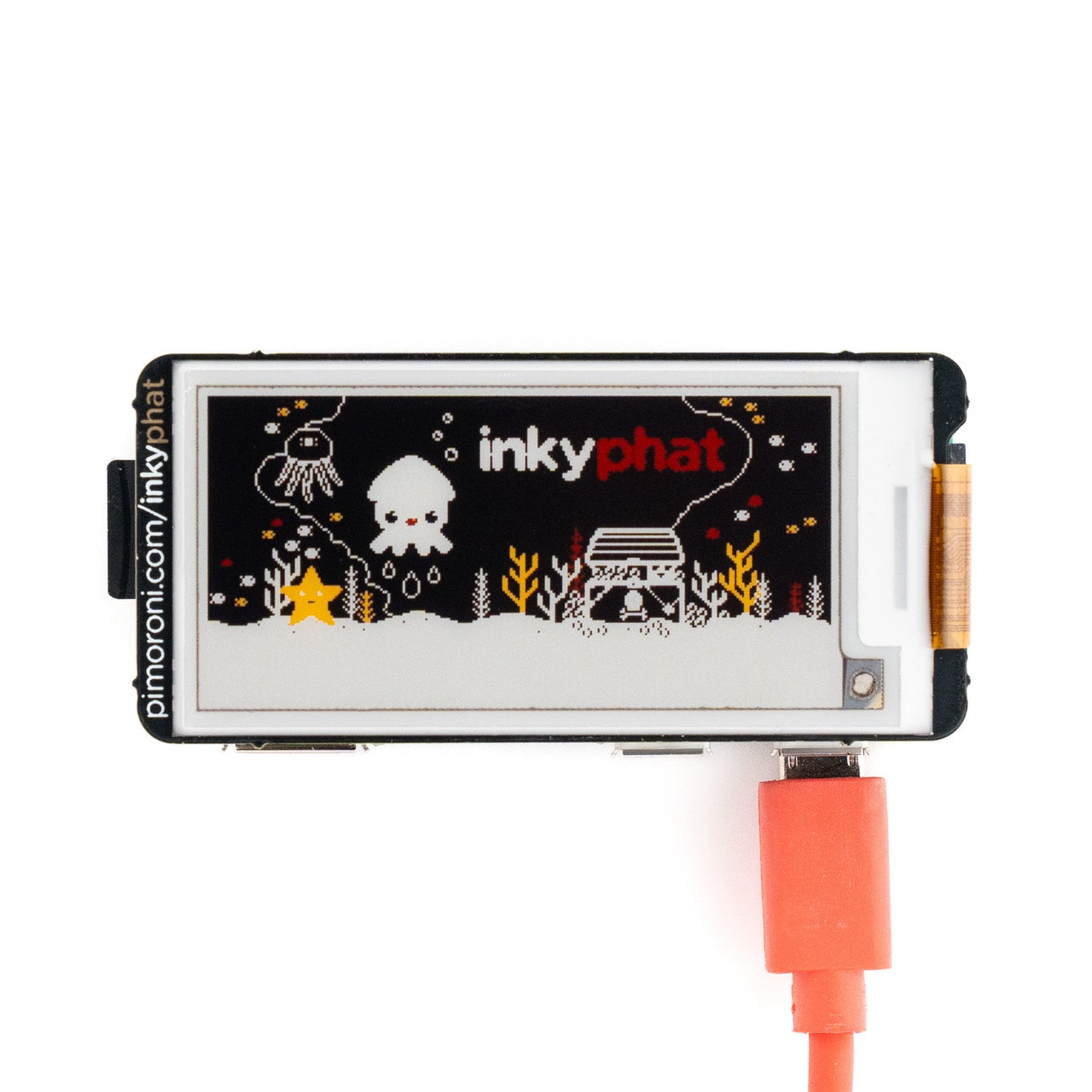 Inky pHAT (ePaper/E Ink®/EPD) – Red/Yellow/Black/White - PiShop.us