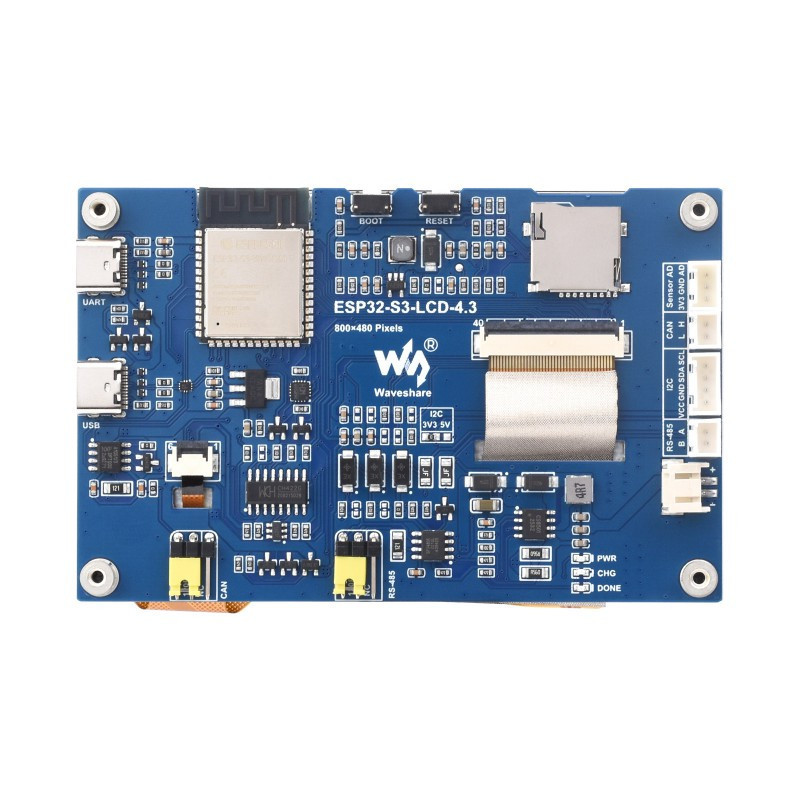 ESP32-S3 Con Schermo Tattile Da 3.5 Pollici, Scheda Di Sviluppo IPS 320x480, Fotocamera E Codec Audio Integrati, WiFi+Bluetooth 5, Per AI E IoT