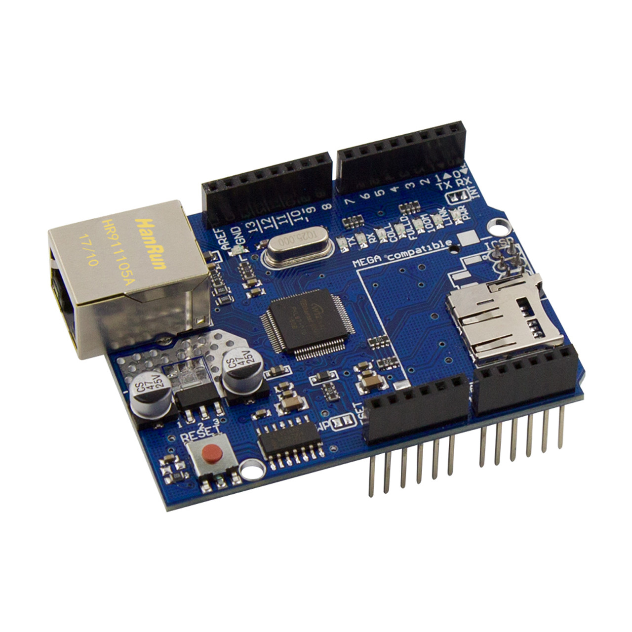 ARDUINO UNO / ETHERNET SHIELD 他 Arduino UNO Compatible Ethernet Shield - PiShop.us