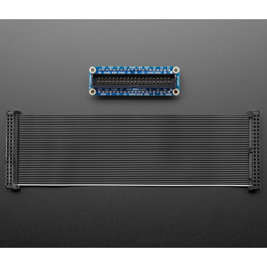 Assembled Pi T-Cobbler Plus – GPIO Breakout for A+/B+/Pi2/Pi3/Zero