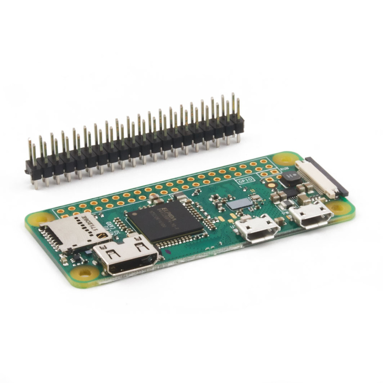 Raspberry Pi Zero W and GPIO Header Bundle - PiShop.us