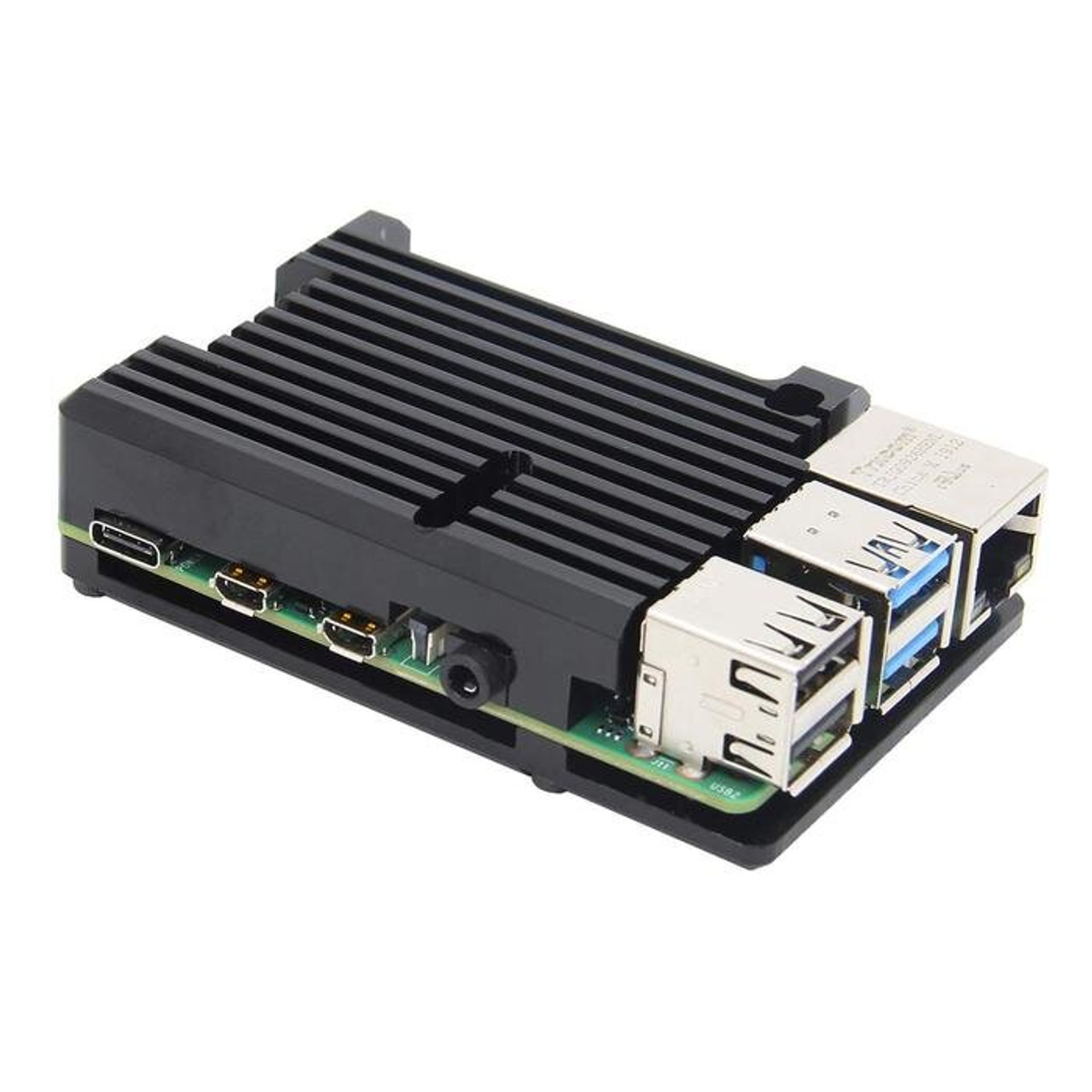 Aluminum case with Heatsink Compatible for Raspberry Pi 3 Model B,Pi 3 B+,Pi 2 Model B Black