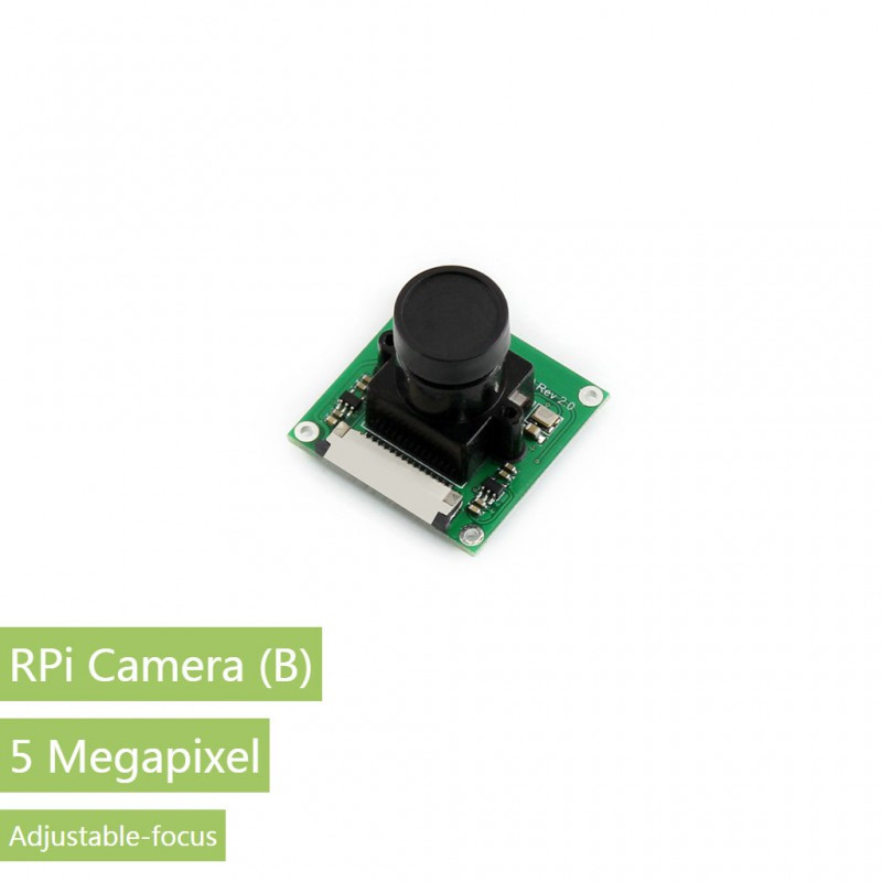 RPi Camera (B), Adjustable-Focus - PiShop.us