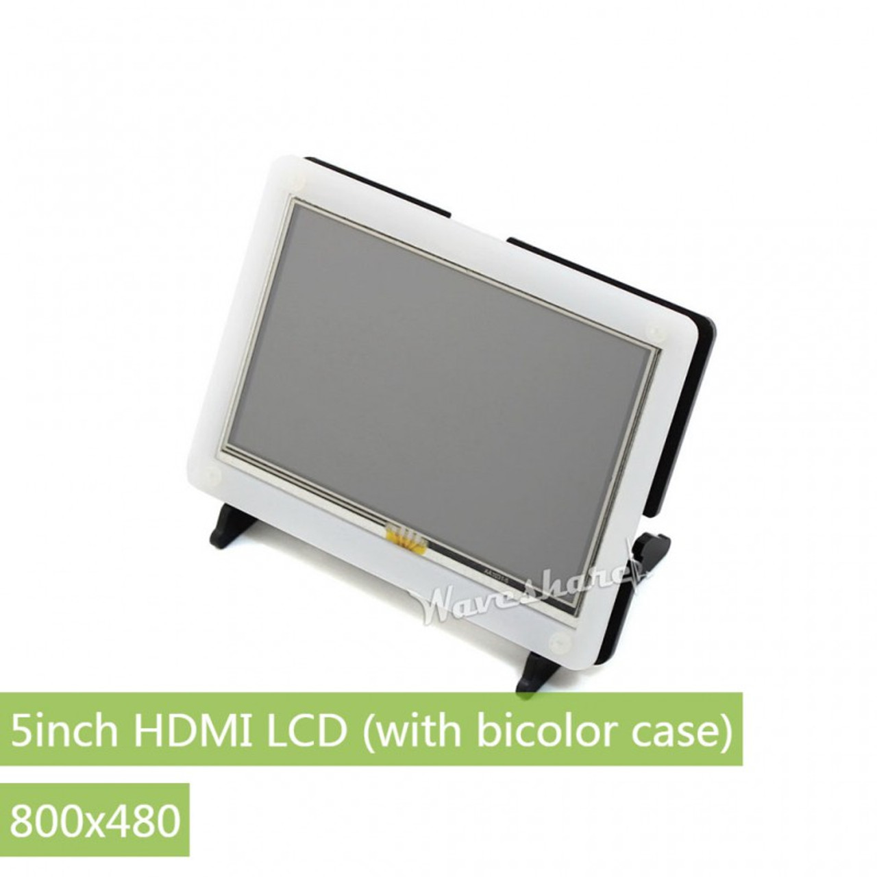 5inch Resistive Touch Screen LCD with Bicolor Case, 800×480, HDMI