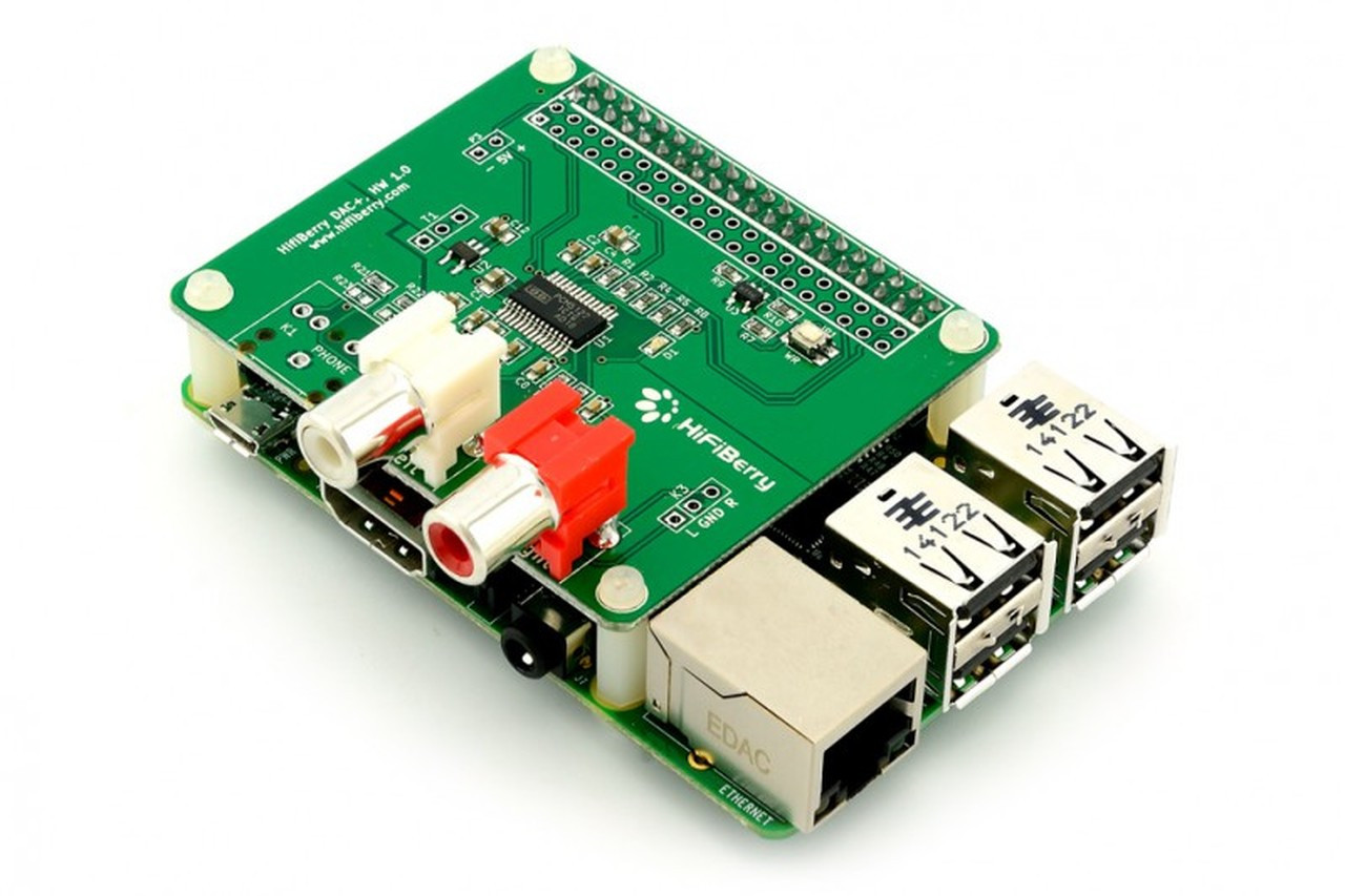 HIFIBERRY DAC+ STANDARD – RCA VERSION - PiShop.us