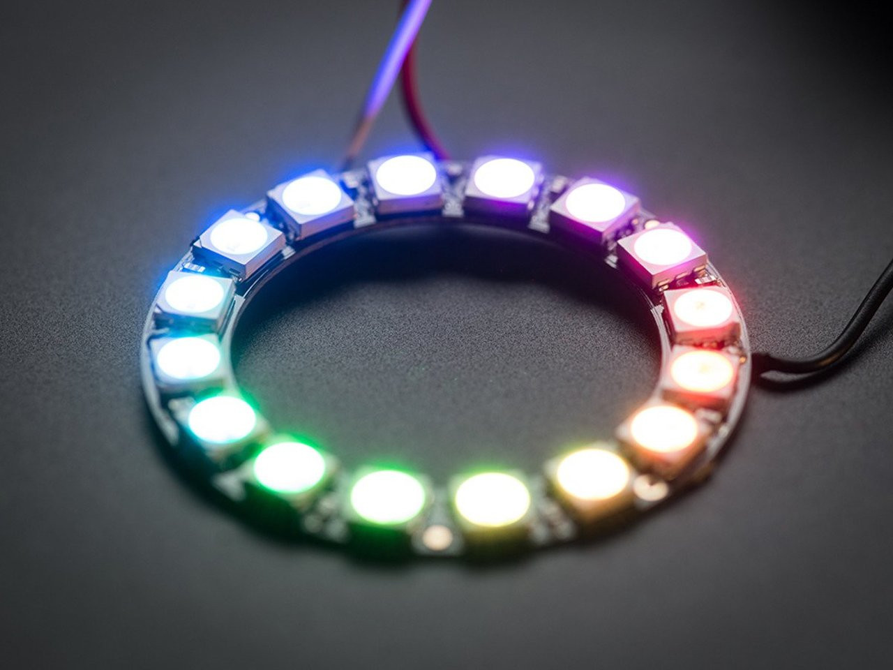 35 RGB LED Ring 35 X WS2812 5050 Full Color with Integrated Drivers 35 Bits  for Arduino Raspberry Pi ESP8266 Nodemcu DC5V