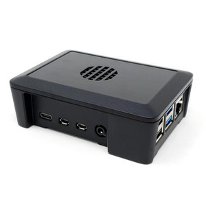 Okdo Raspberry Pi 4 Case – Black - PiShop.us