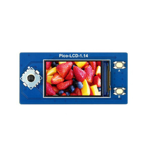 Waveshare 19340 1.14-inch LCD Display Module showing joystick and 65 K IPS colors.