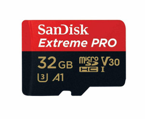 MicroSD Card Extreme Pro – 32 GB – Class 10 – BLANK
