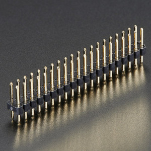 0.1″ 2×20-pin Strip Right Angle Female Header - PiShop.us