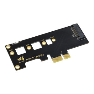 Waveshare 19091 PCIe to M.2 adapter for Raspberry Pi Compute Module 4, NVMe SSD expansion card