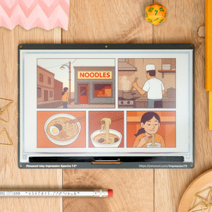 Pimoroni Inky Impression 7.3" 2025 Edition ePaper display with 7-color support
