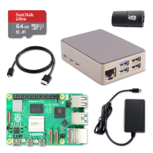 Raspberry Pi 5 Aluminum Starter Kit - 4GB