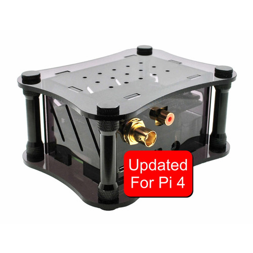 Acrylic Case For RPi 4B + DigiOne Signature - Black