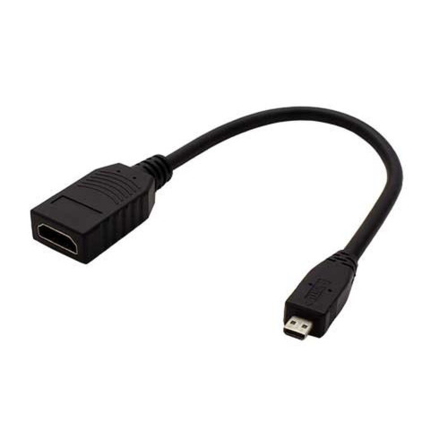 Micro HDMI Male to full-size HDMI Female Adapter Cable for Raspberry Pi 4 and Pi 5
Micro HDMI Male to full-size HDMI Female Adapter Cable for Raspberry Pi 4 and Pi 5