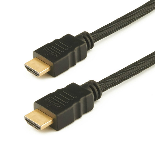 Durable braided HDMI cable compatible with Raspberry Pi 3B, 3B+, and CM5 Durable braided HDMI cable compatible with Raspberry Pi 3B, 3B+, and CM5