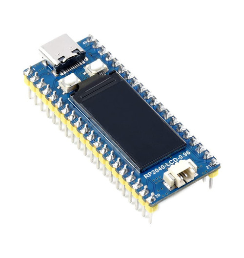 RP2040-LCD-0.96, MCU Board Based on Raspberry Pi MCU RP2040, Pre-Soldered Header RP2040-LCD-0.96, MCU Board Based on Raspberry Pi MCU RP2040, Pre-Soldered Header