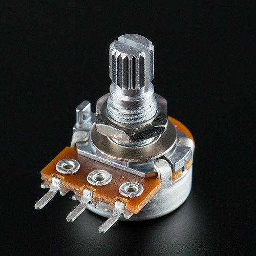 Panel Mount 10K potentiometer (Breadboard Friendly) - 10K Linear Panel Mount 10K potentiometer (Breadboard Friendly) - 10K Linear