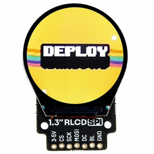 1.3" SPI Colour Round LCD (240x240) Breakout 1.3" SPI Colour Round LCD (240x240) Breakout