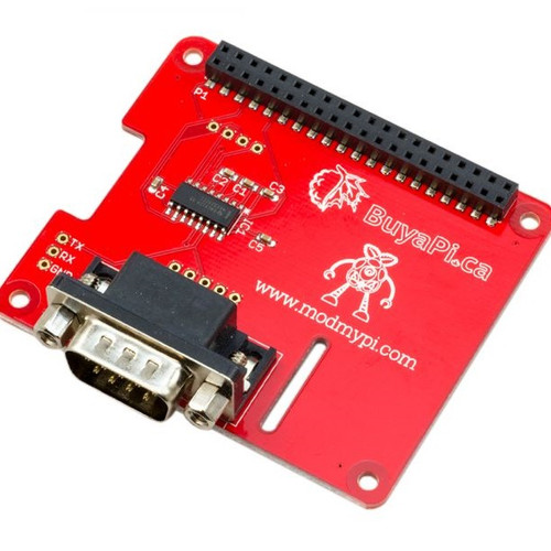 PiShop Serial HAT RS232 red PCB board with DB9 connector for Raspberry Pi
PiShop Serial HAT RS232 red PCB board with DB9 connector for Raspberry Pi