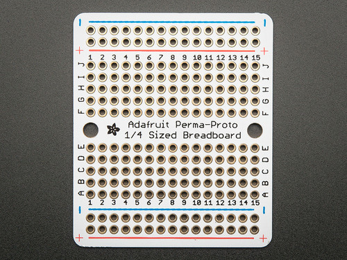 Adafruit Perma-Proto Quarter-sized Breadboard PCB - Single - Thumbnail 4