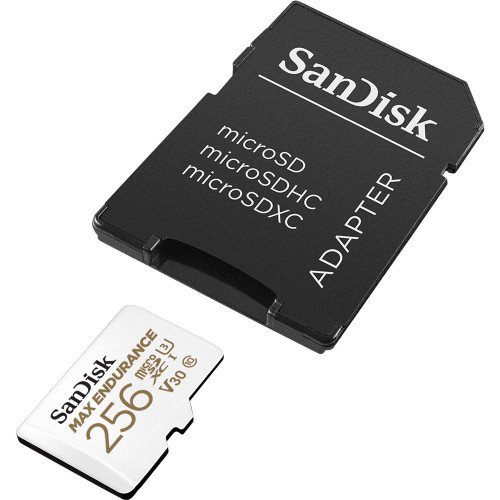 SanDisk Max Endurance MicroSDXC Card - 256GB - Class 10 - BLANK