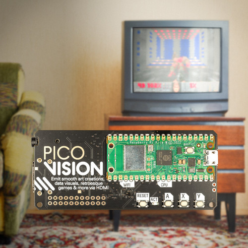PicoVision (Pico W Aboard) – PicoVision Only - PiShop.us