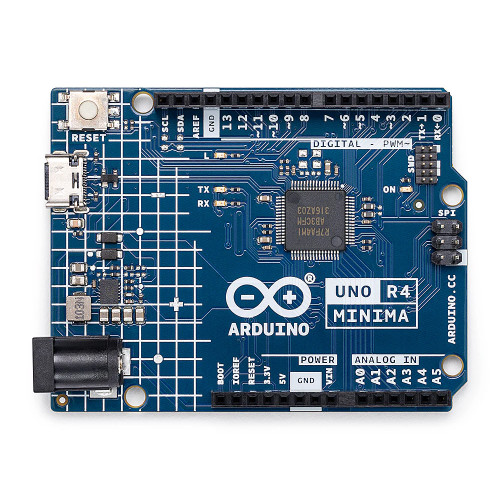 Arduino UNO R4 Minima board with Renesas ARM Cortex-M4 microcontroller ABX00080
Arduino UNO R4 Minima board with Renesas ARM Cortex-M4 microcontroller ABX00080
